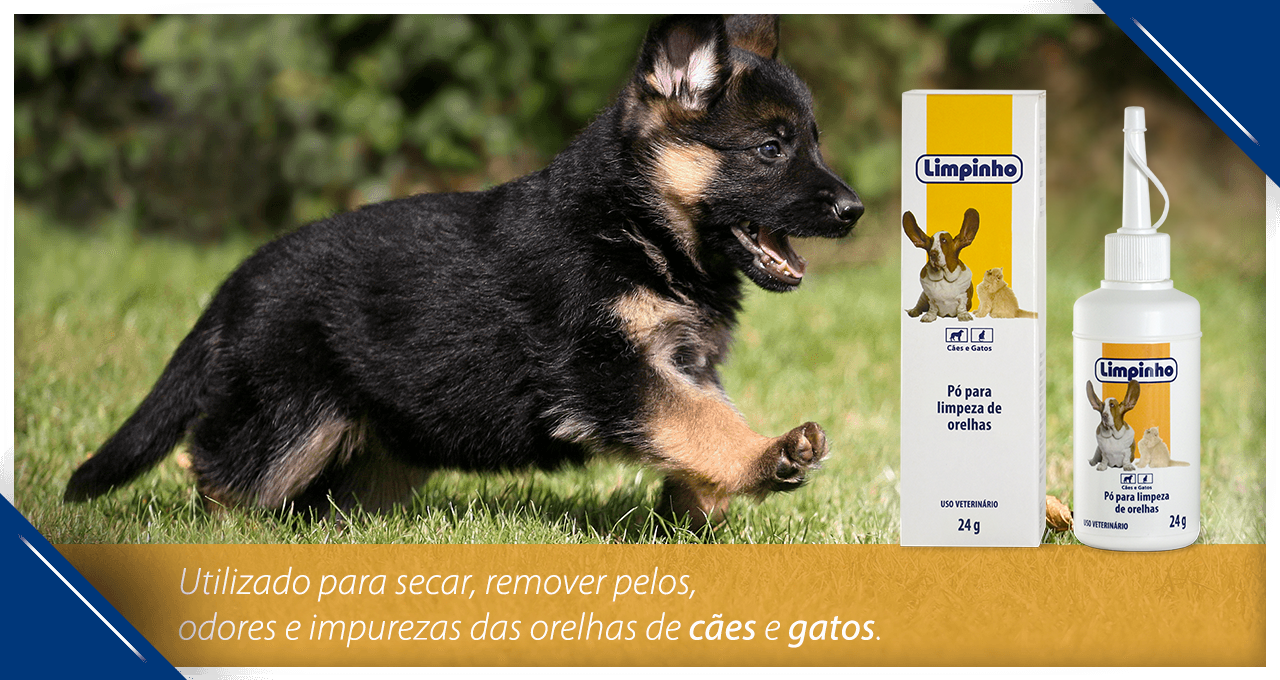 Limpinho - Pó para limpeza de orelhas